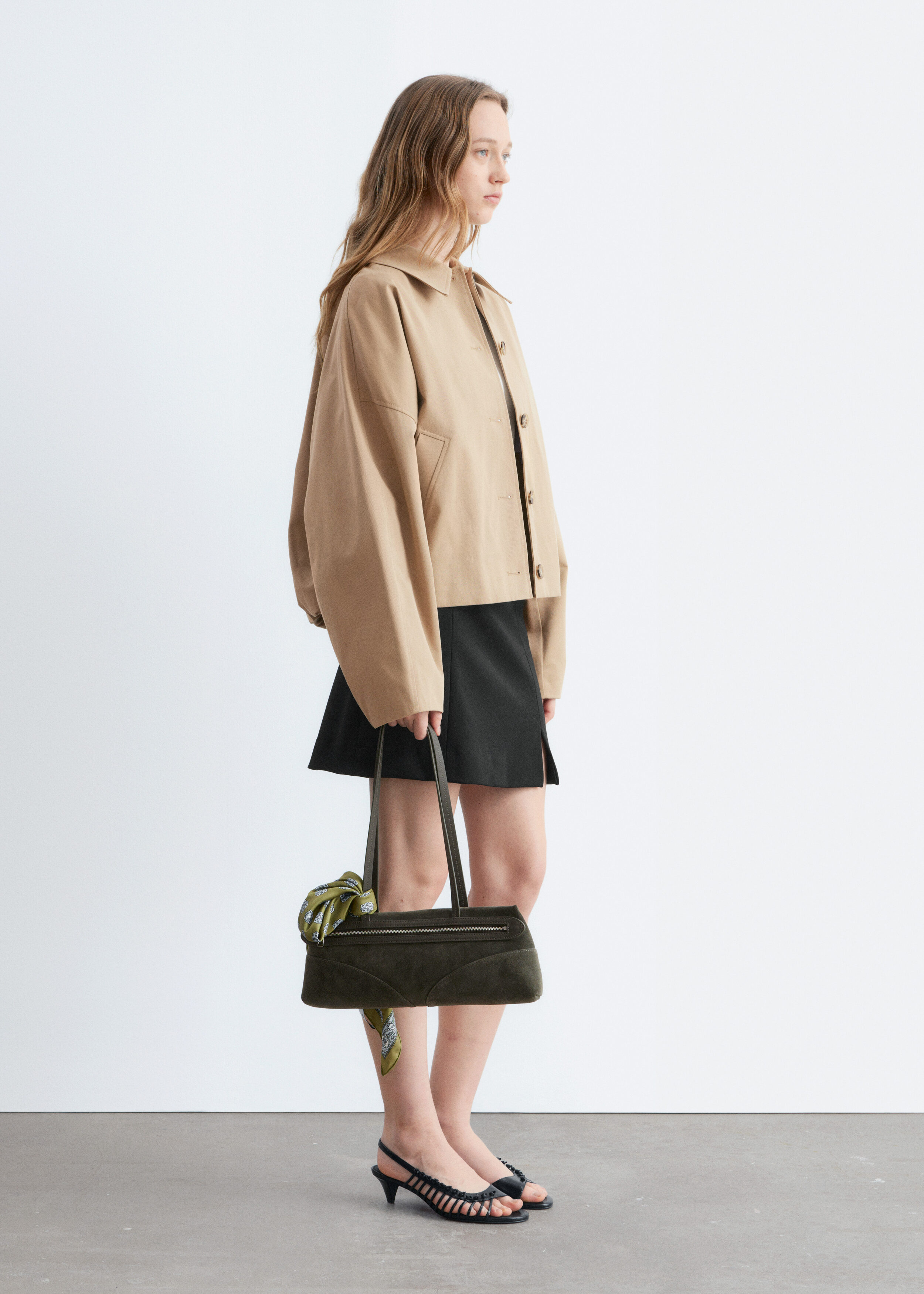 & Other Stories HIGH-WAIST MINI SKIRT
