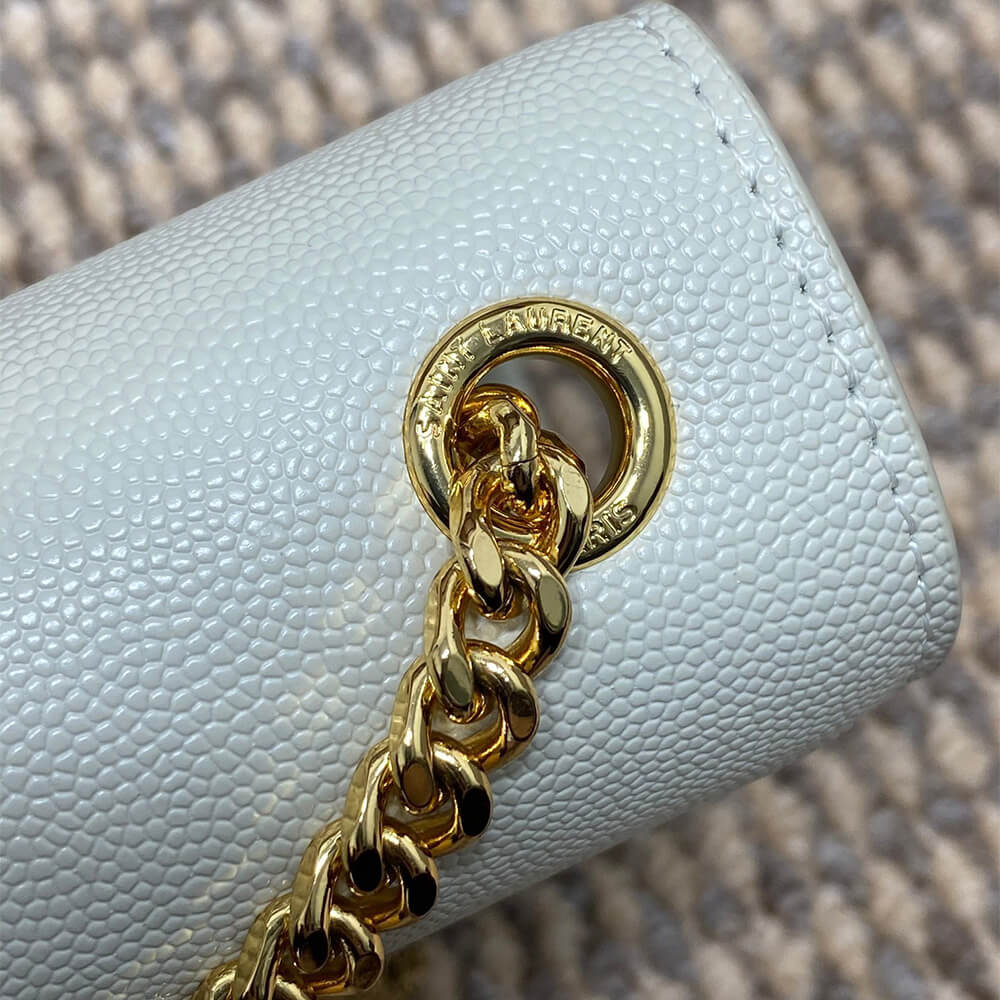 YSL kate medium tassel in grain de poudre embossed leather - Top Club
