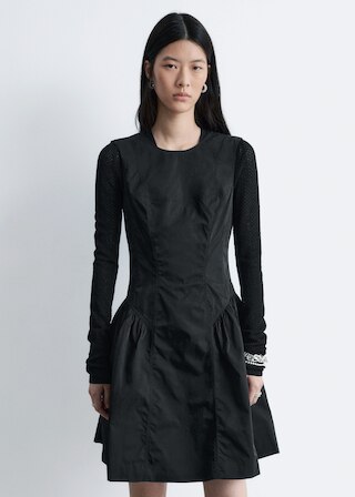 & Other Stories PEPLUM MINI DRESS