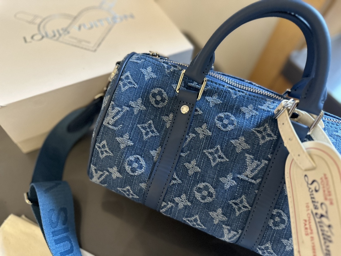 Louis Lvkeepall new arrival denim bag size: 25 * 12 cm - Top Club