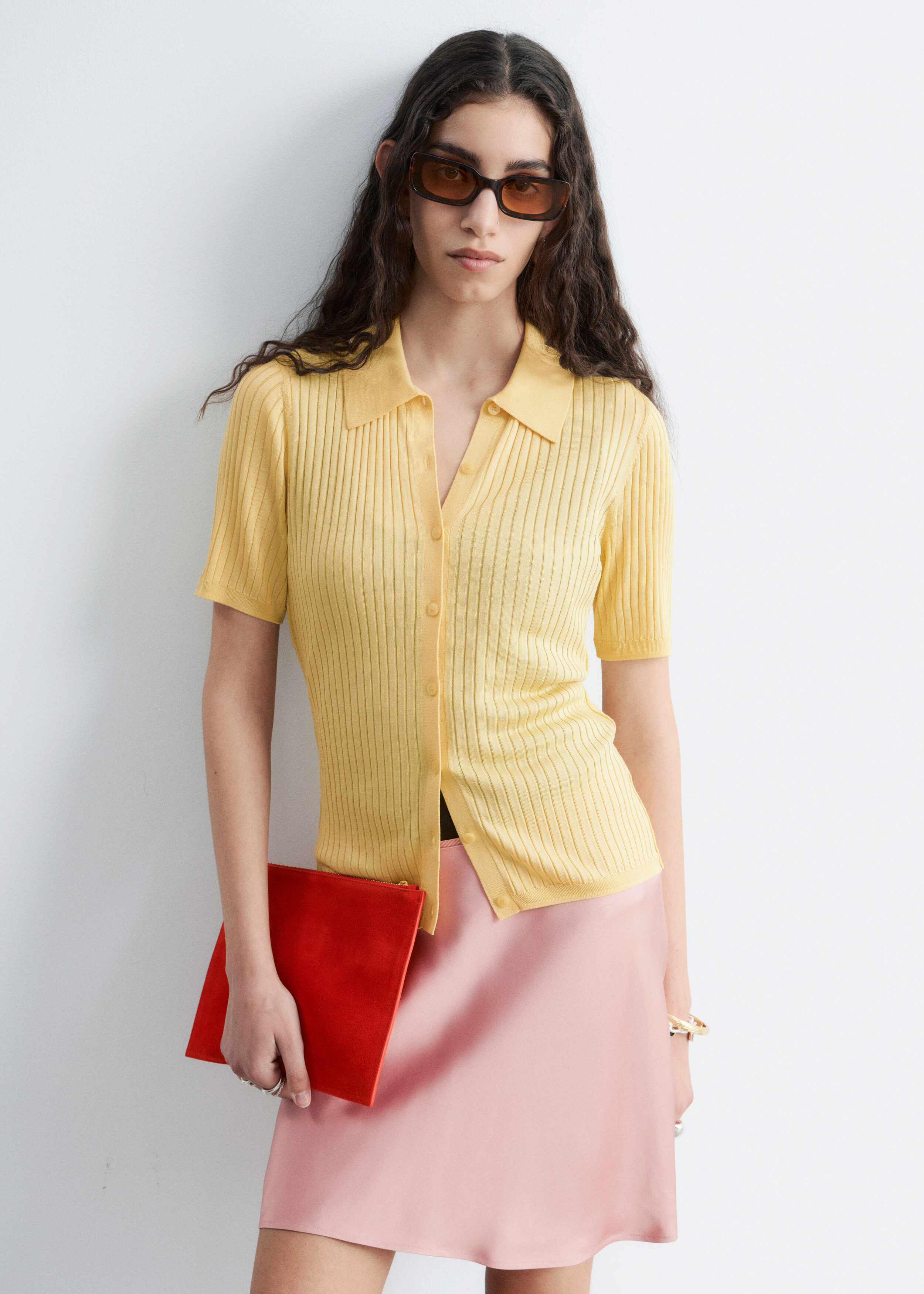 & Other Stories RIB-KNIT TOP