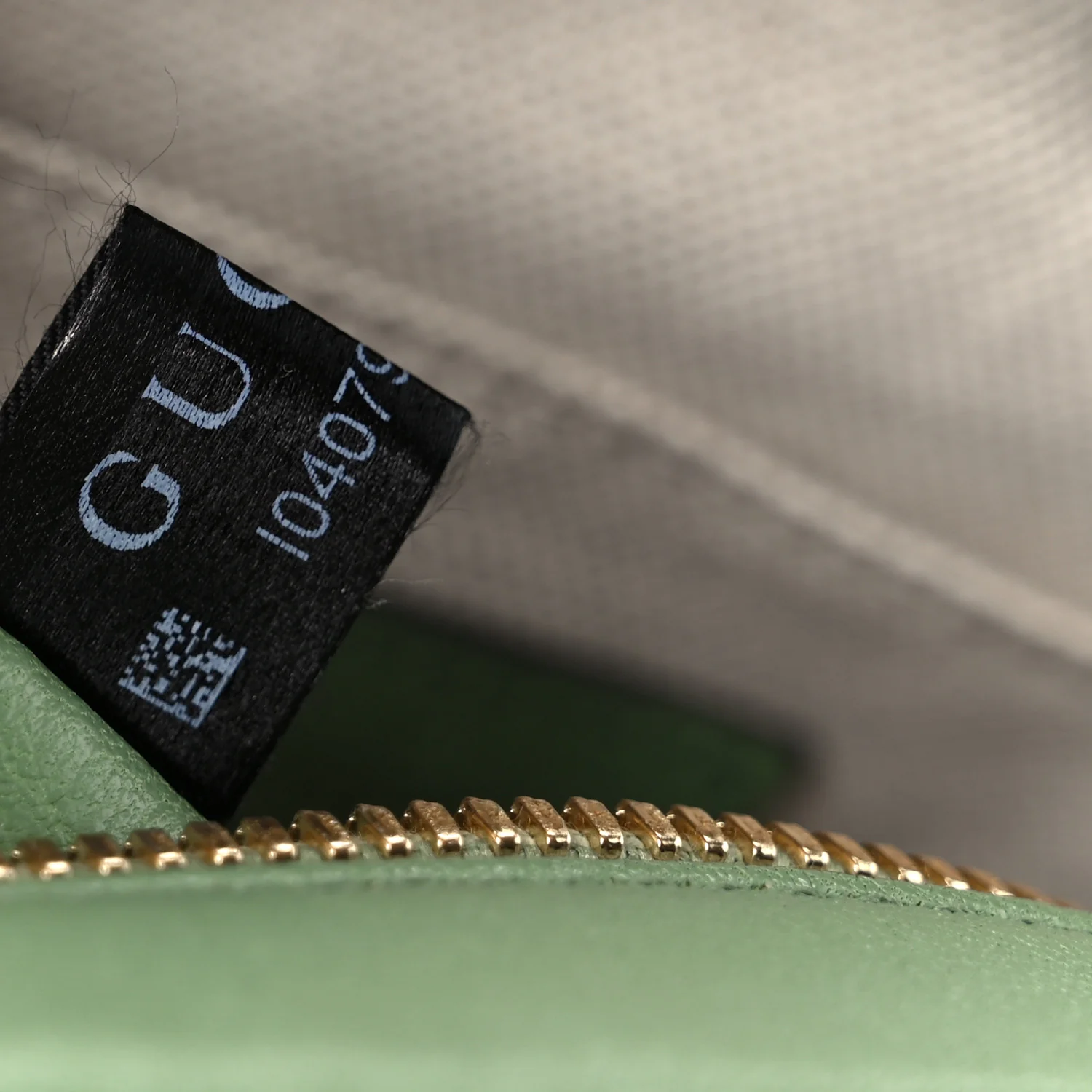 Sakai Be Green Calfskin Diagonal Stitched Small Blondie Shoulder Bag Green Soil Grass - Top Club