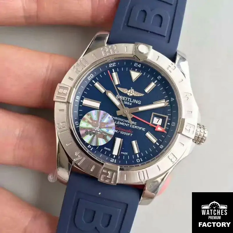 Breitling Avenger II GMT A3239011 / BC35 / 170A GF Factory Blue Dial
