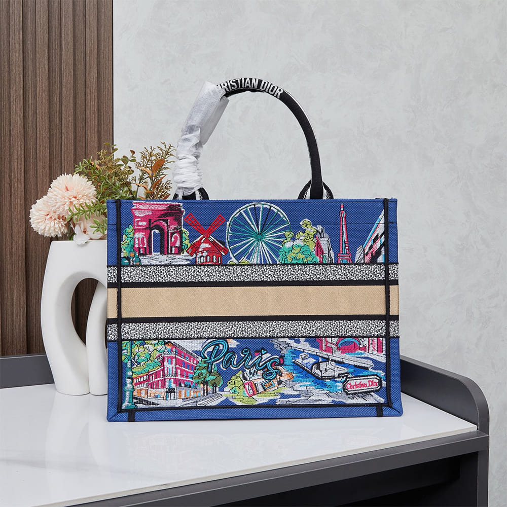 Dior Souvenir Medium Dior Book Tote - Top Club