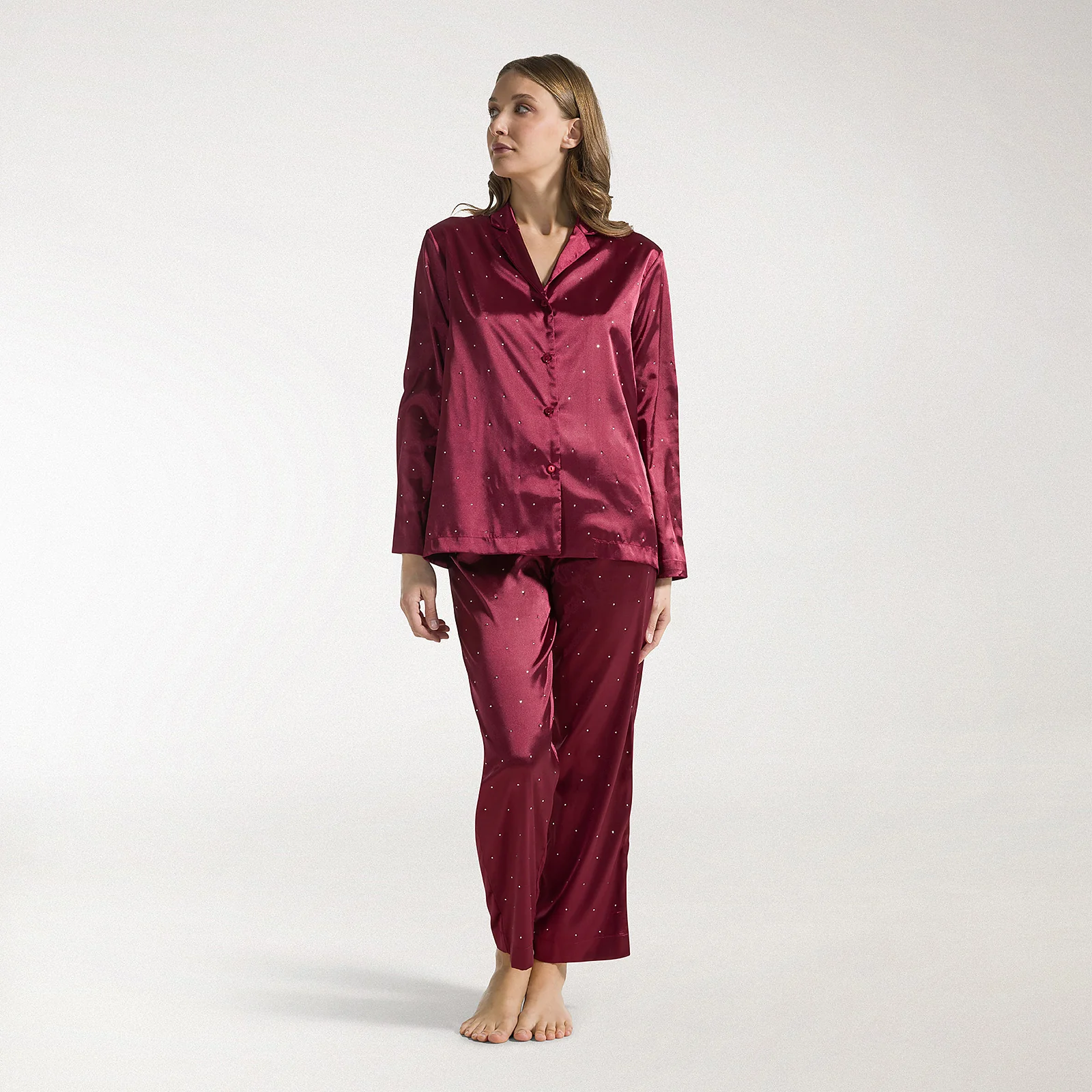 Polyester pajamas posh s cheria caleffi