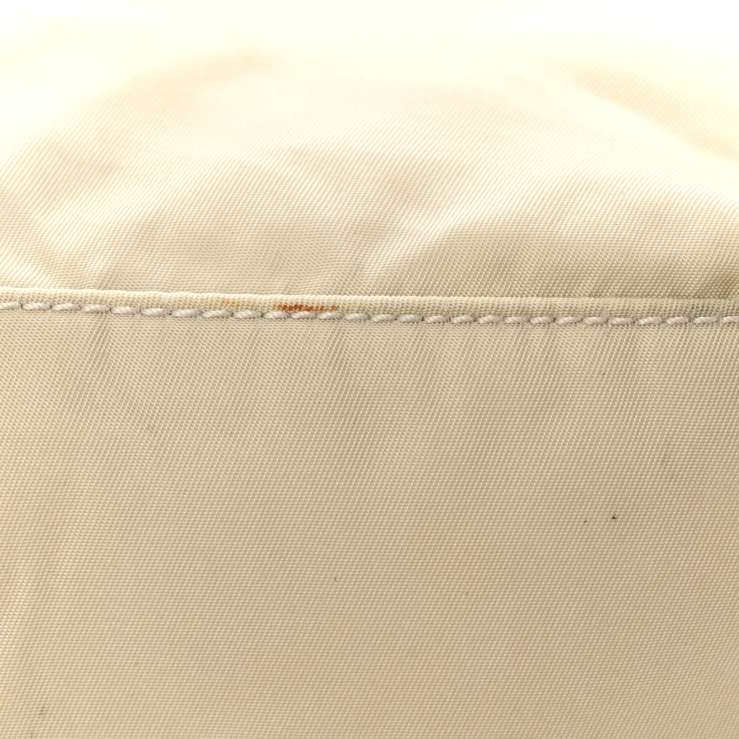Tessuto Nylon Saffiano Shopping Tote White - Top Club