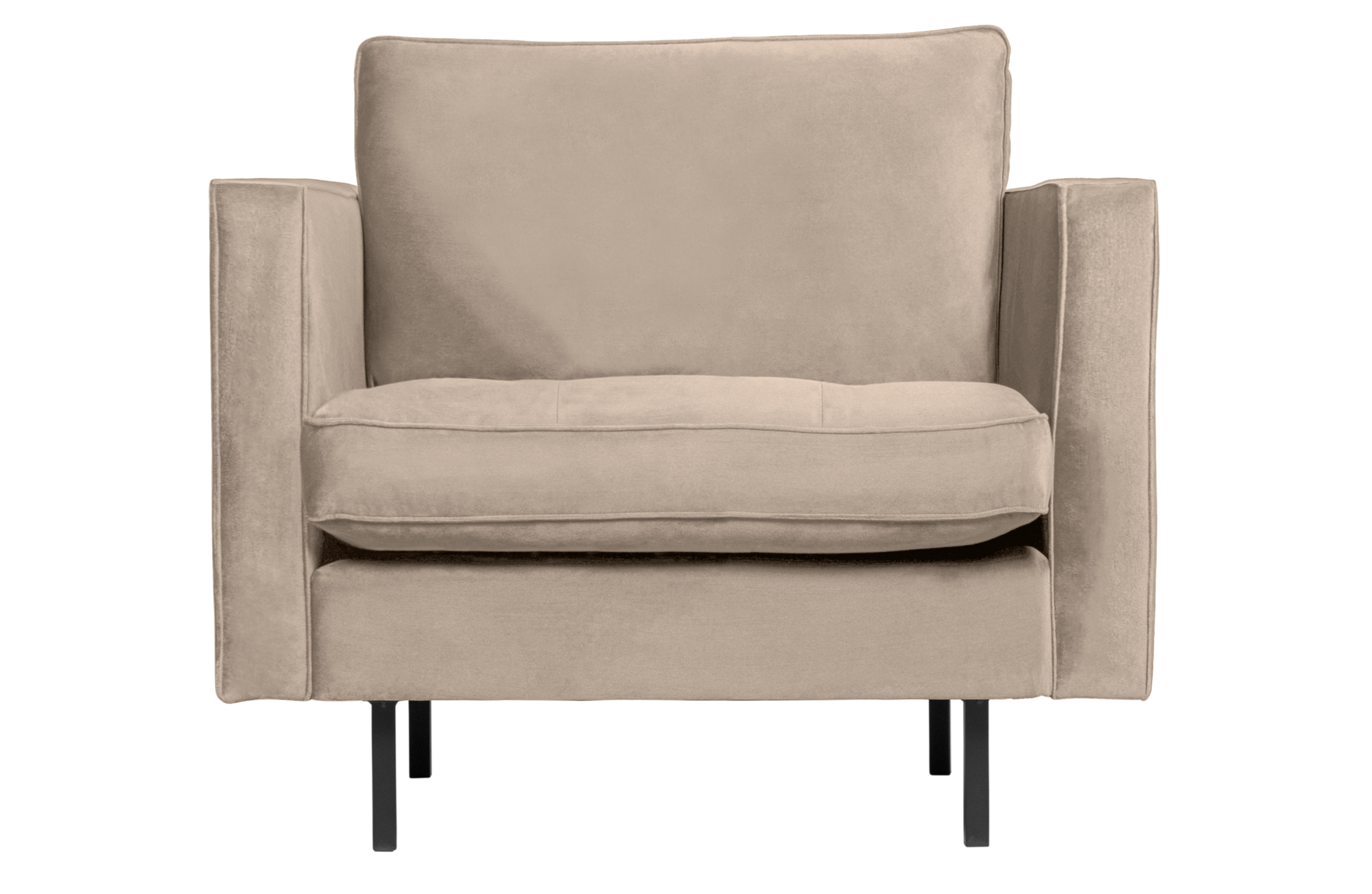 BePureHome fauteuil Rodeo Classic velvet - Khaki