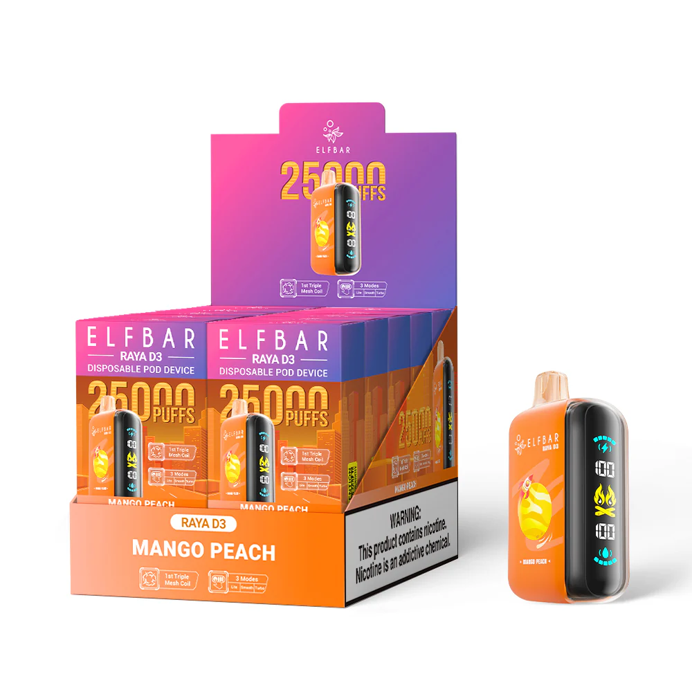ELFBAR RAYA D3 Disposable Vape (All Flavours)