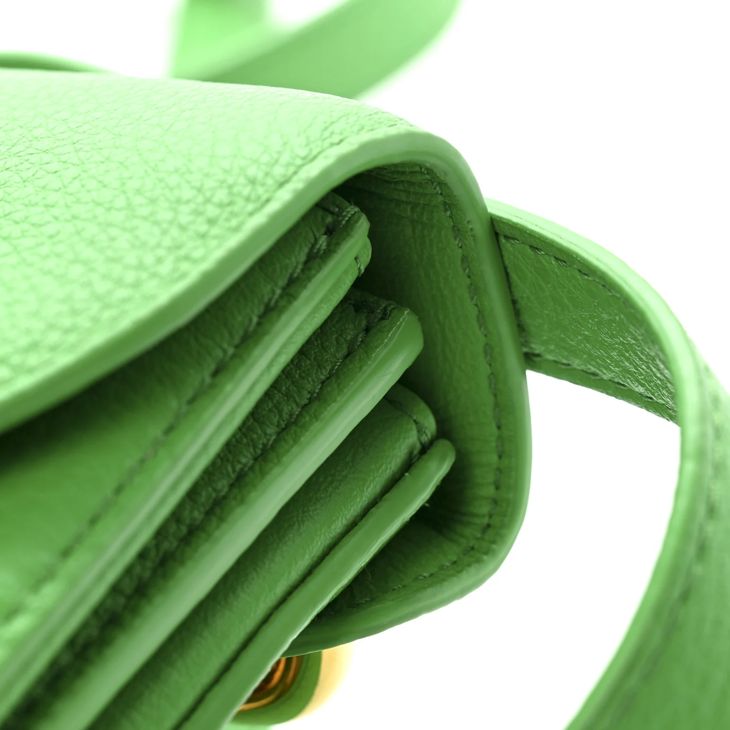 Calfskin Mount Envelope Bag Parakeet - Top Club