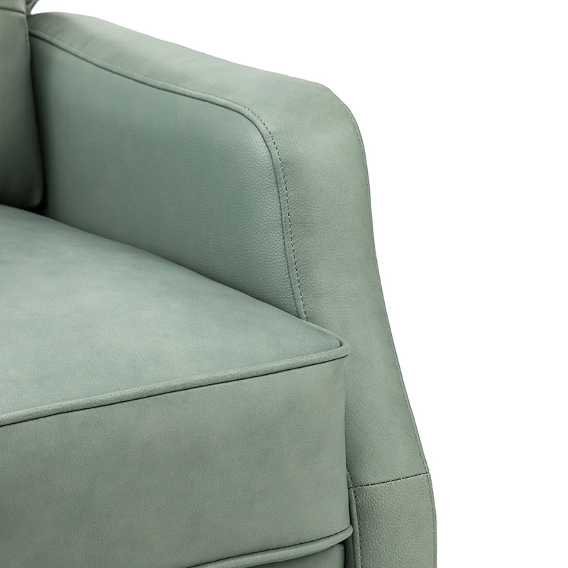 Benito 28.74" Wide Genuine Leather Swivel Rocker Recliner