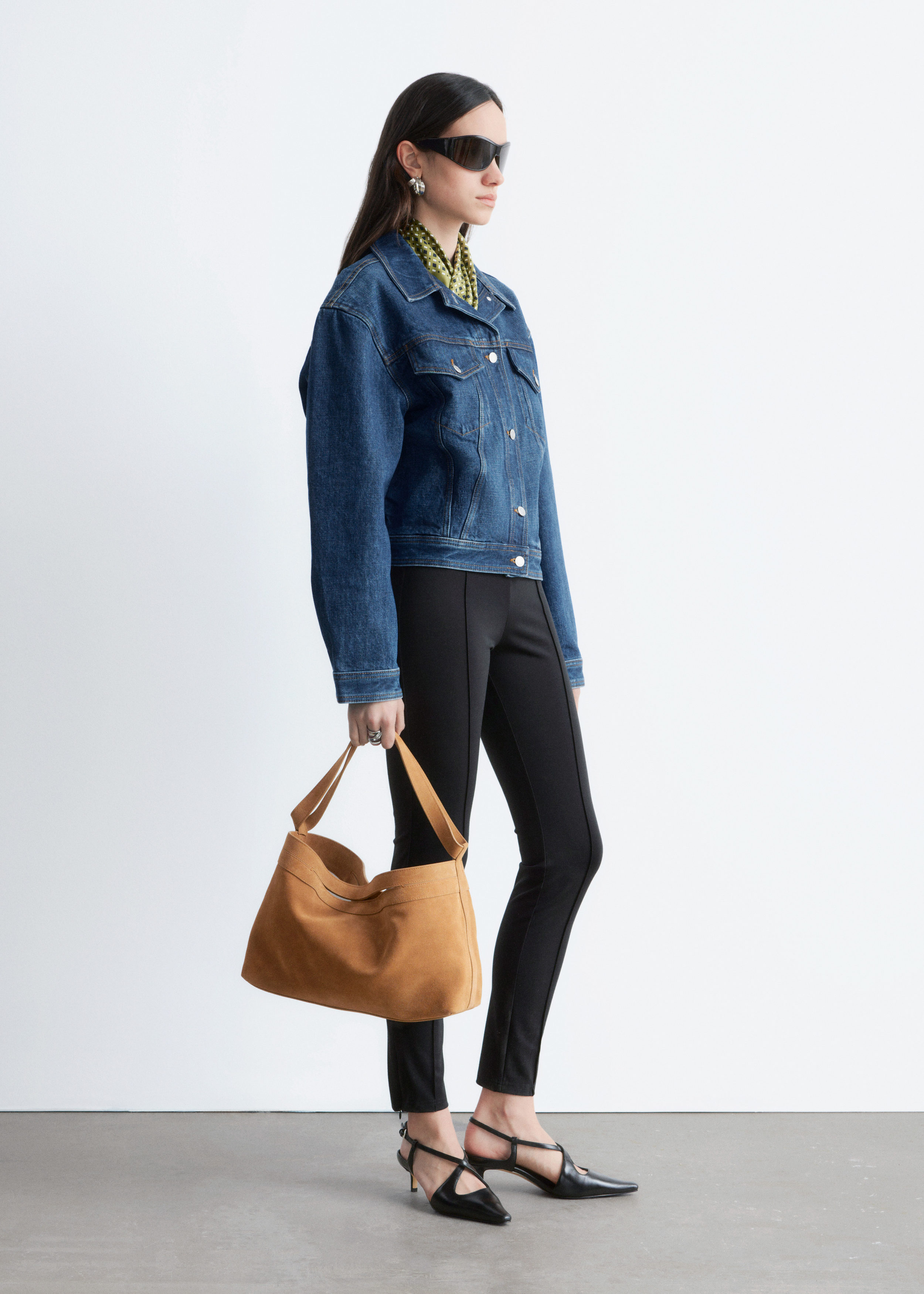 & Other Stories CROPPED DENIM JACKET