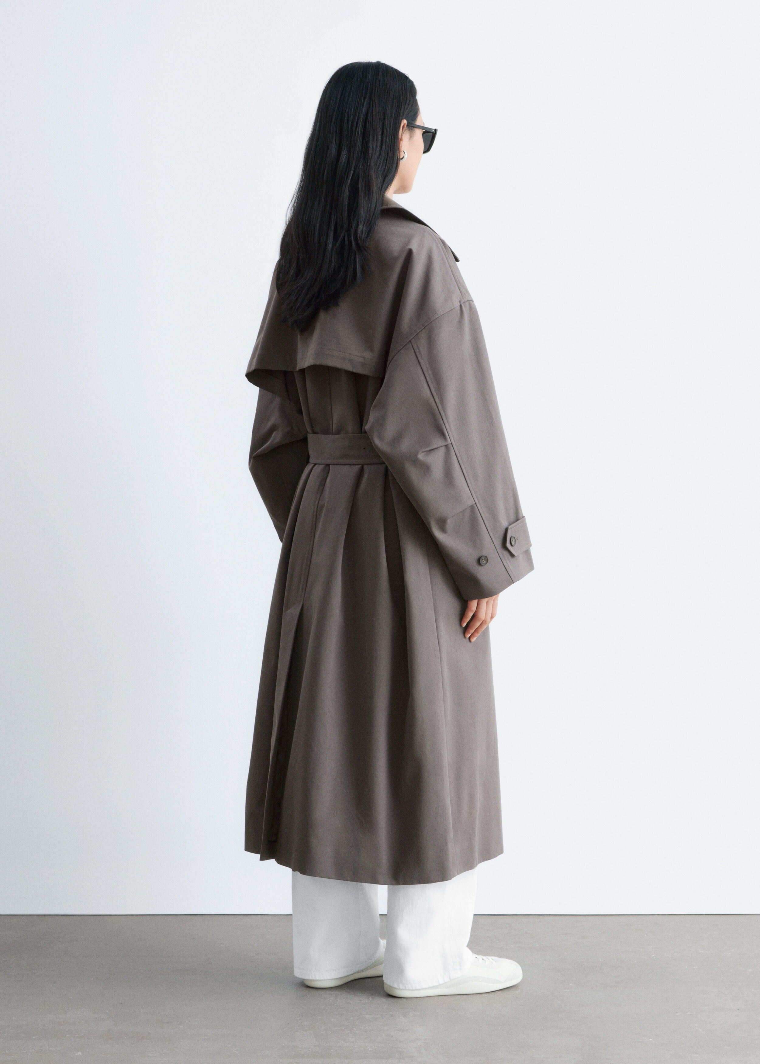 & Other Stories DOUBLE-BREASTED TRENCH COAT