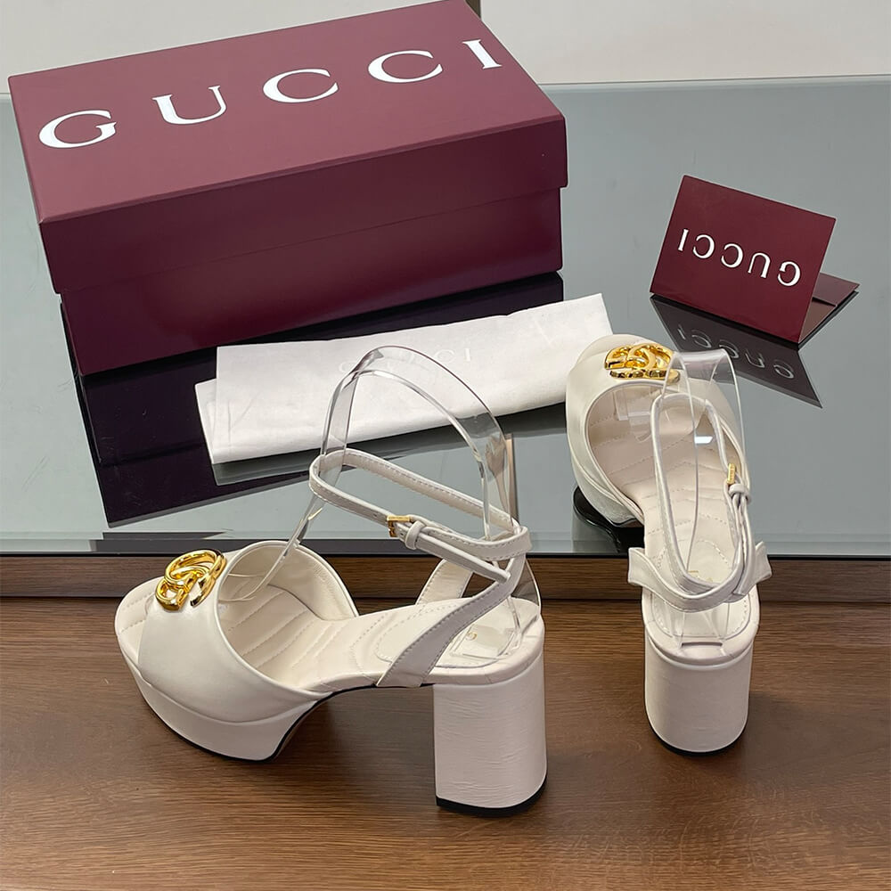 GUCCI Women s platform sandal with Double G - Top Club