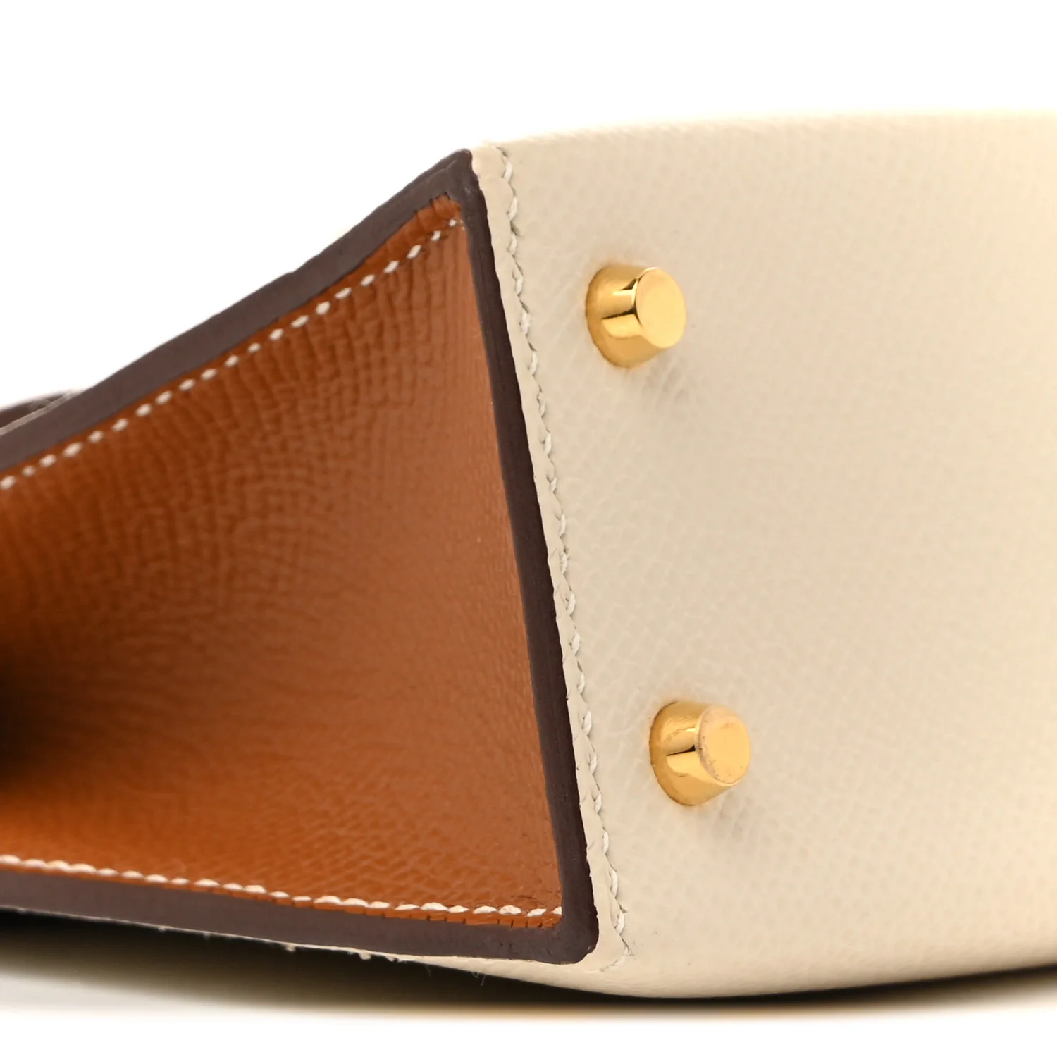 Epsom Horseshoe Mini Kelly Sellier 20 Craie Gold - Top Club
