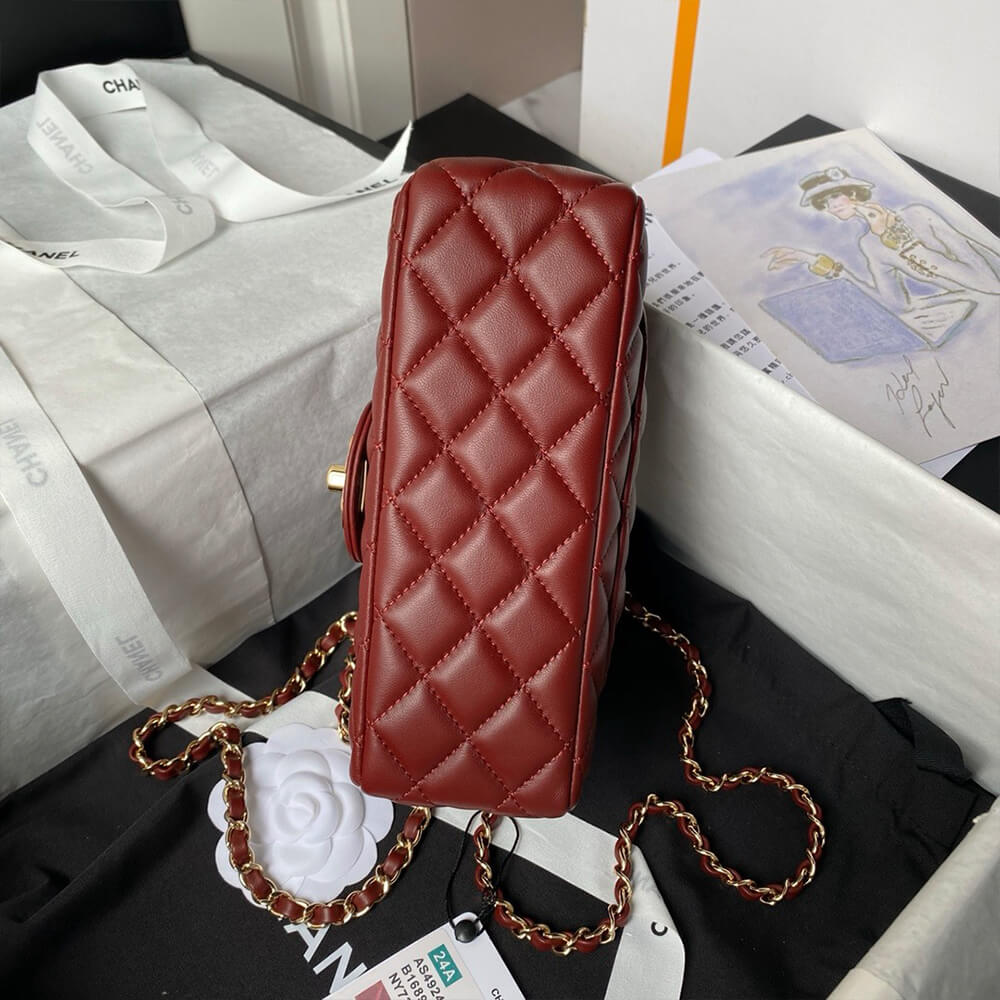 CHANEL Mini Flap Bag with Top Handle - Top Club