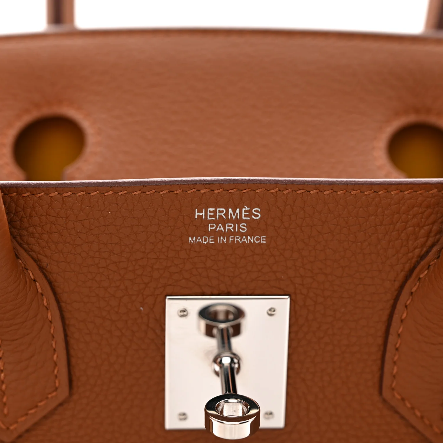Togo Swift Officier Birkin 30 Gold Ambre - Top Club