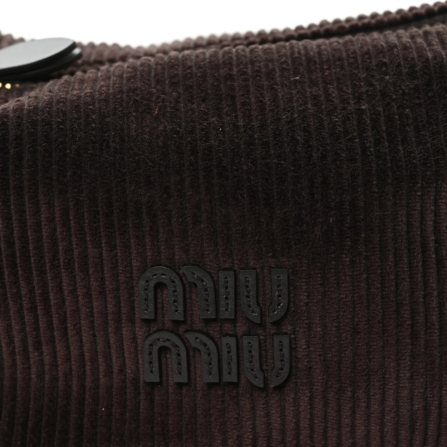 Corduroy Pouch Bag Ebony Baltic Blue - Top Club