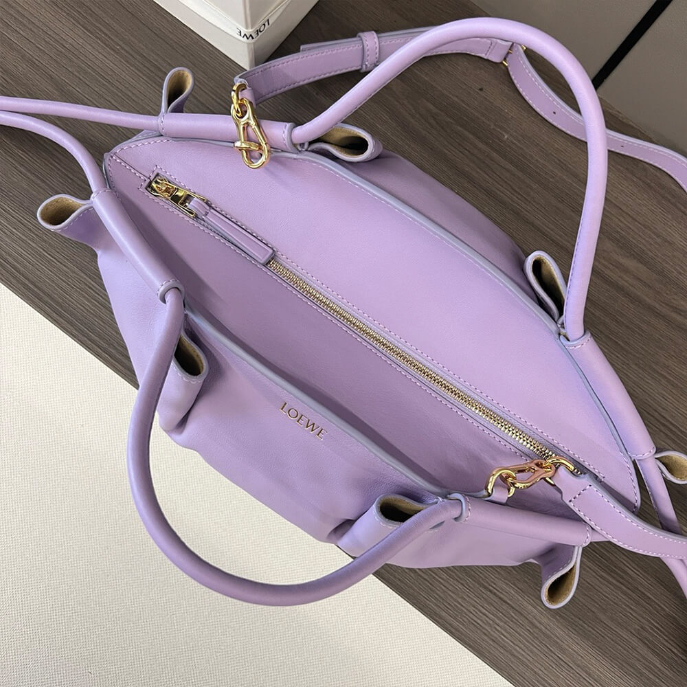 Loewe Small Paseo bag in shiny nappa calfskin(high-end grade) - Top Club