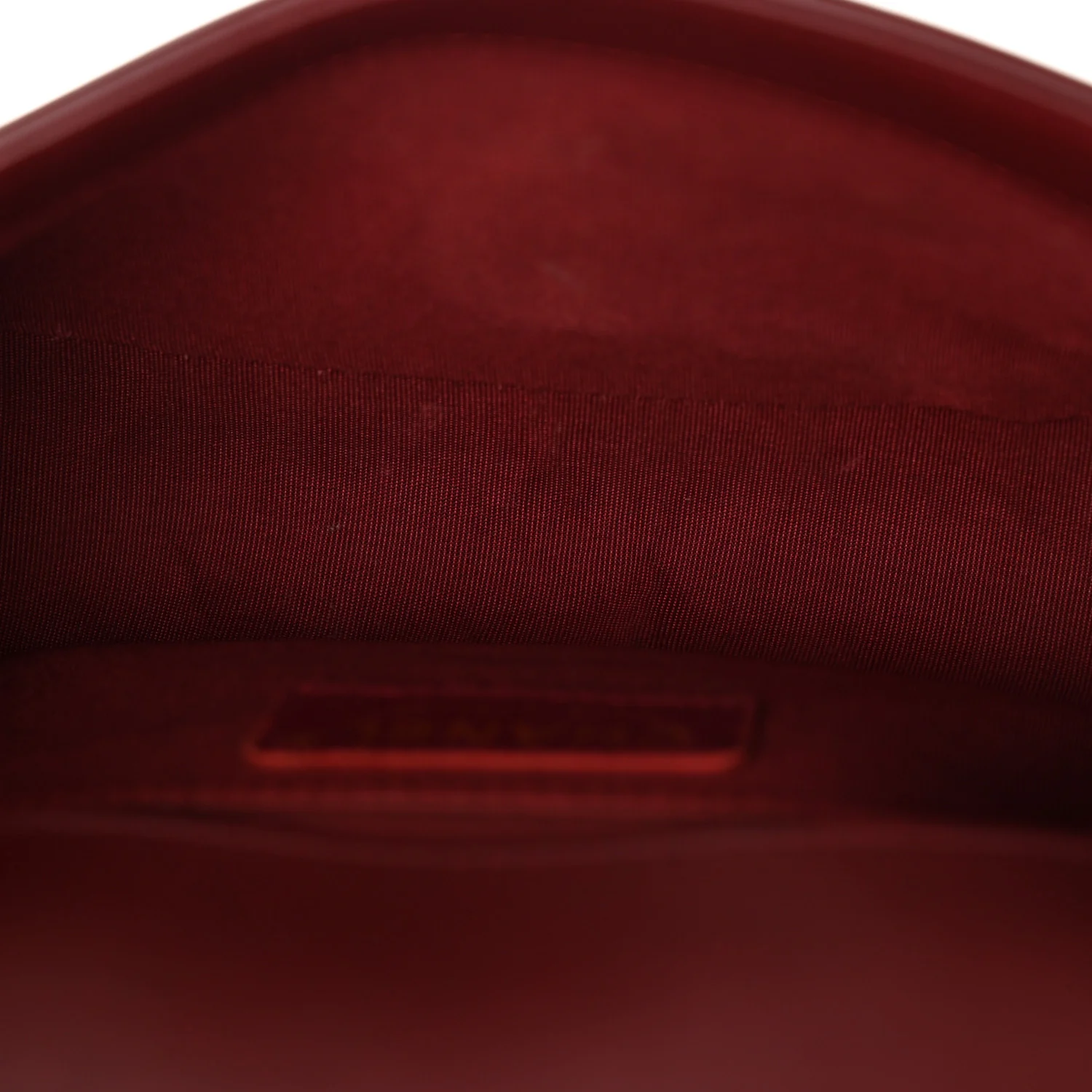 Lambskin Quilted Small Boy Flap Burgundy - Top Club