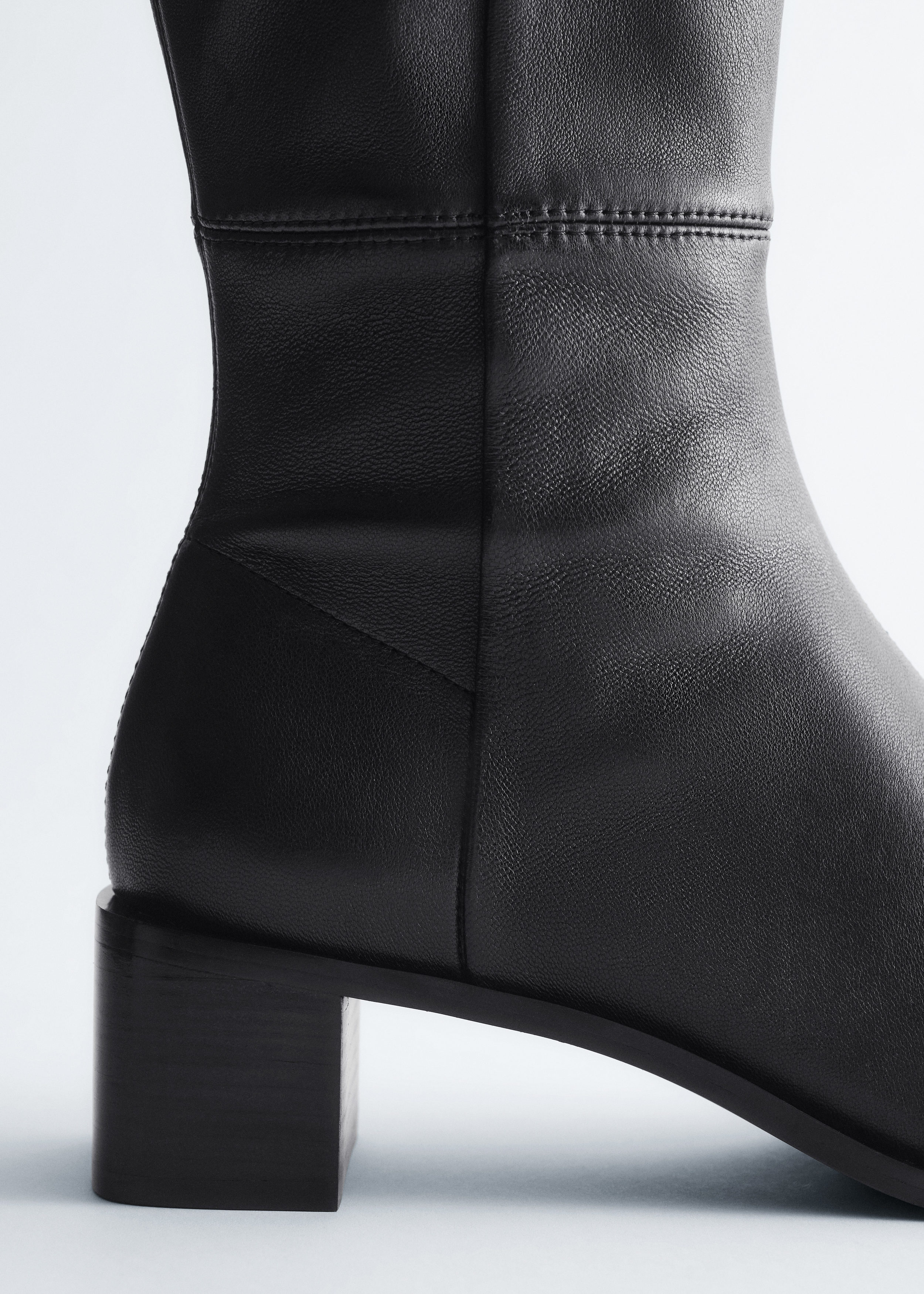 & Other Stories KNEE-HIGH NAPPA SOCK BOOTS