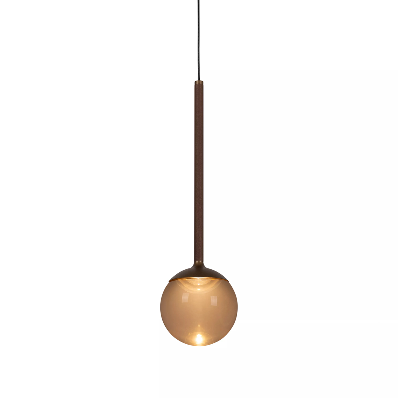 Hanglamp Calina 1-lichts koffie