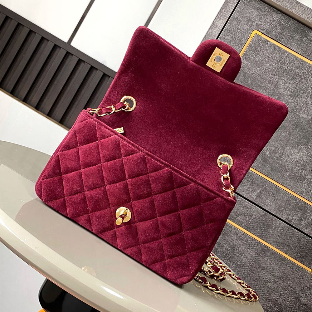 CHANEL SUEDE MINI FLAP BAG(HIGH-END GRADE) - Top Club