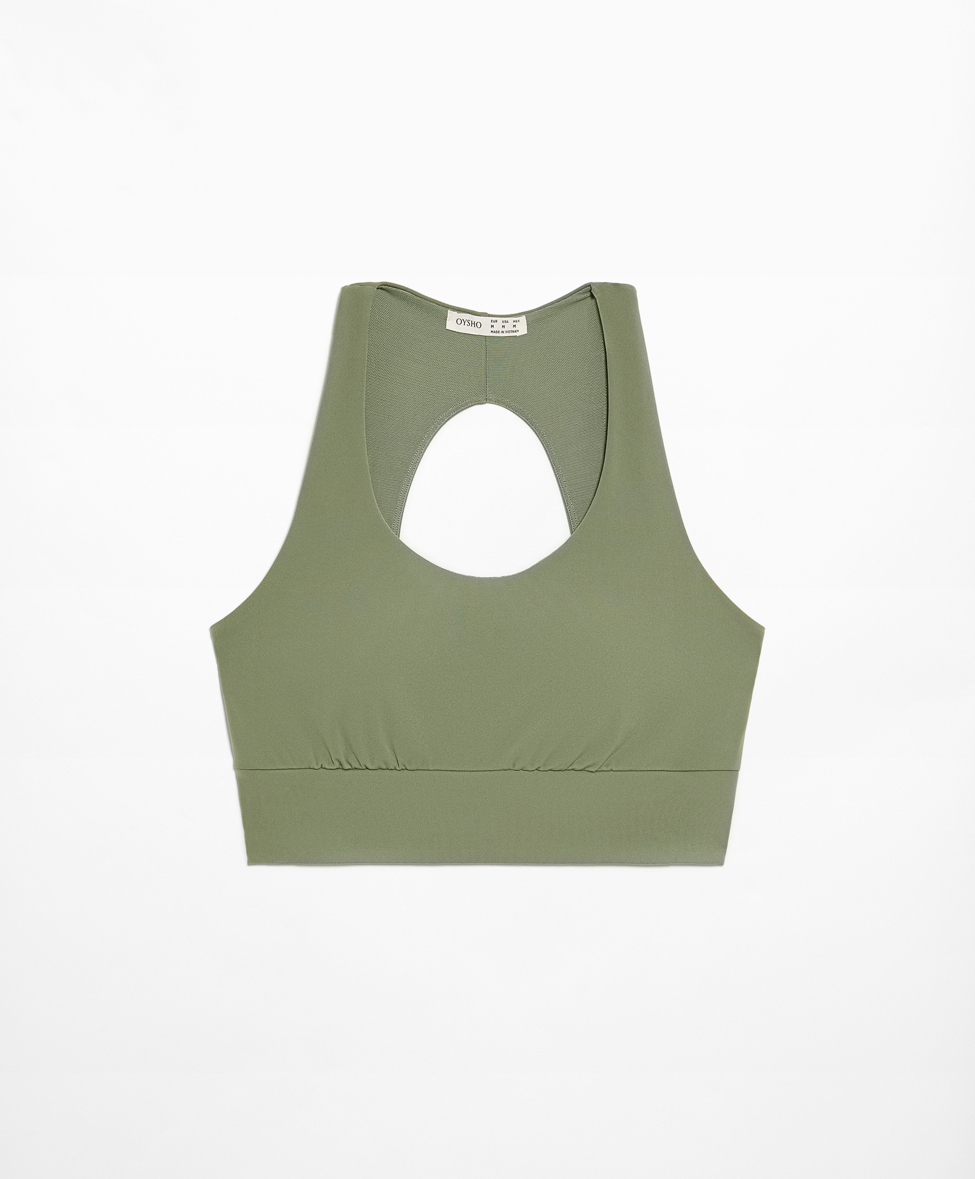 OYSHO Medium-support comfortlux open-back sports bra with cups