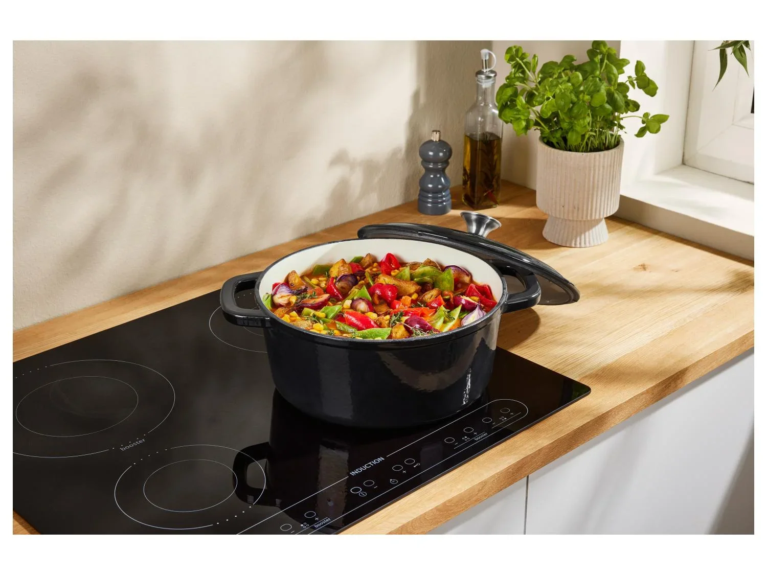 SILVERCREST Faitout en fonte Premium, 28 cm