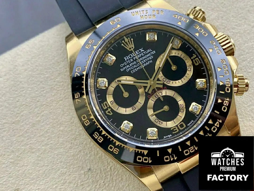 Rolex Cosmograph Daytona M116518ln-0078 Clean Factory Rubber Strap