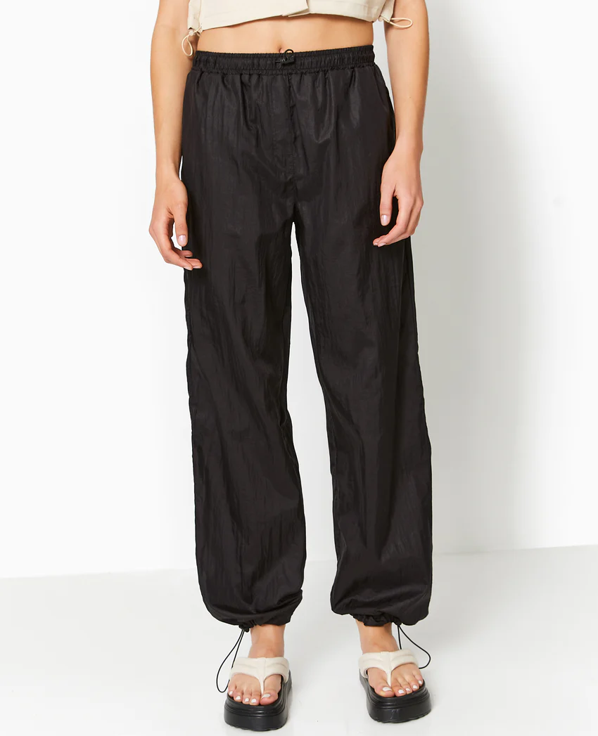 Pimkie Pantalon parachute avec liens élastiqués
