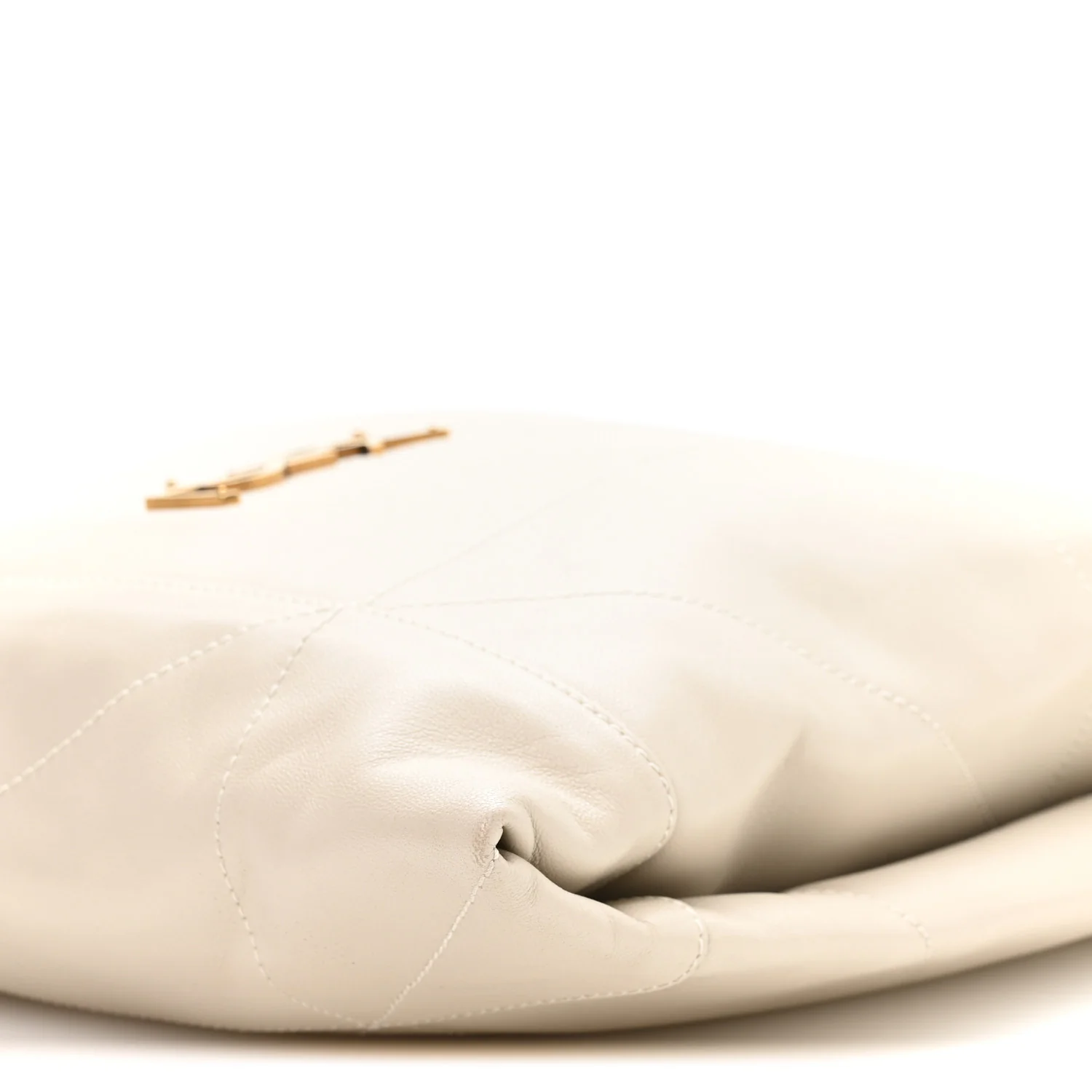 Lambskin Matelasse Monogram Medium Jamie 4.3 Pochon Blanc Vintage - Top Club