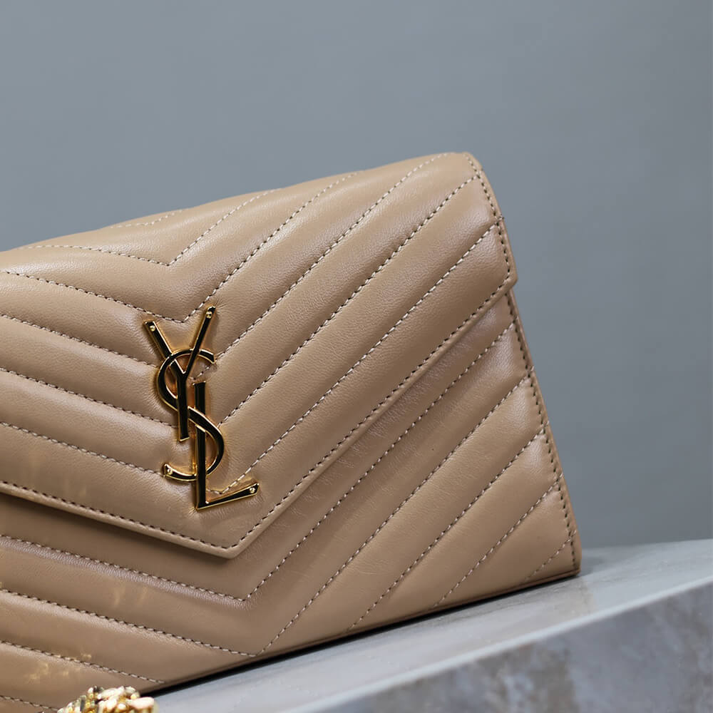 YSL cassandre chain wallet in lambskin - Top Club
