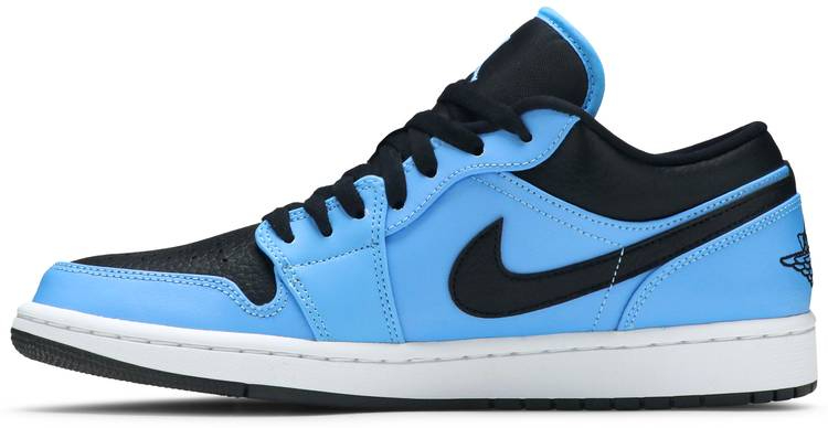 Air Jordan 1 Low  University Blue Black  553558-403 - Sneaker Replica Workshop