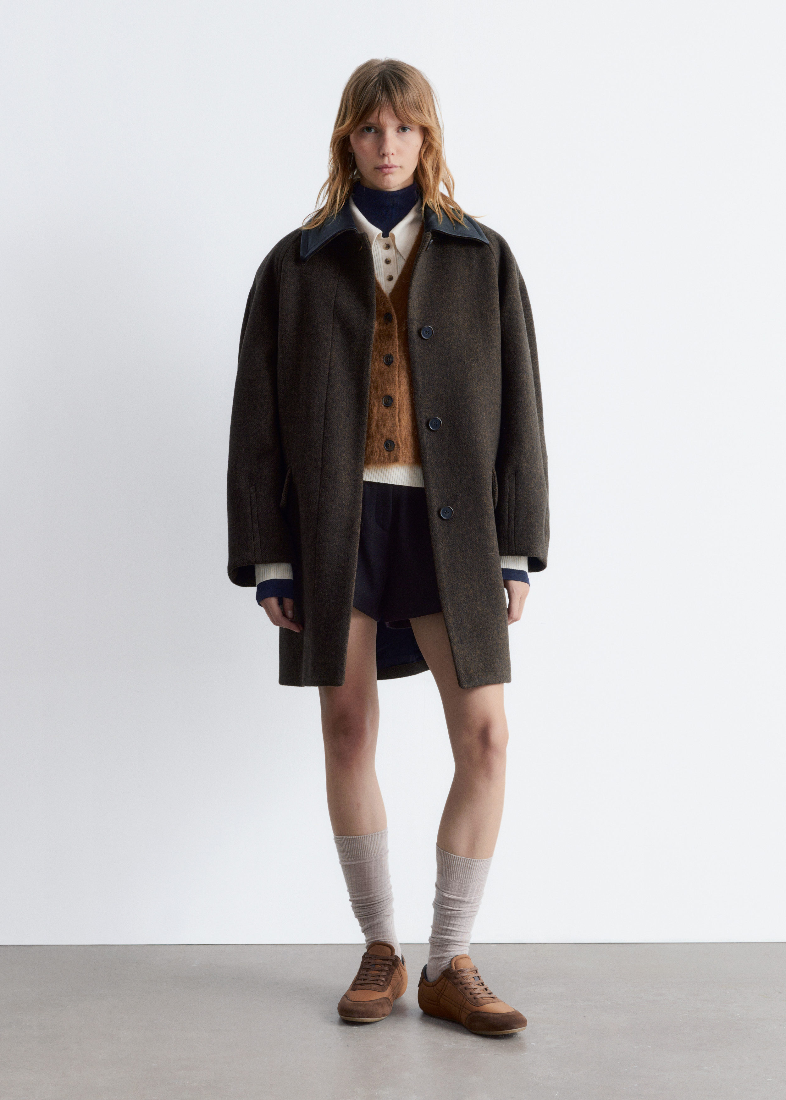 & Other Stories SUEDE TRAINERS