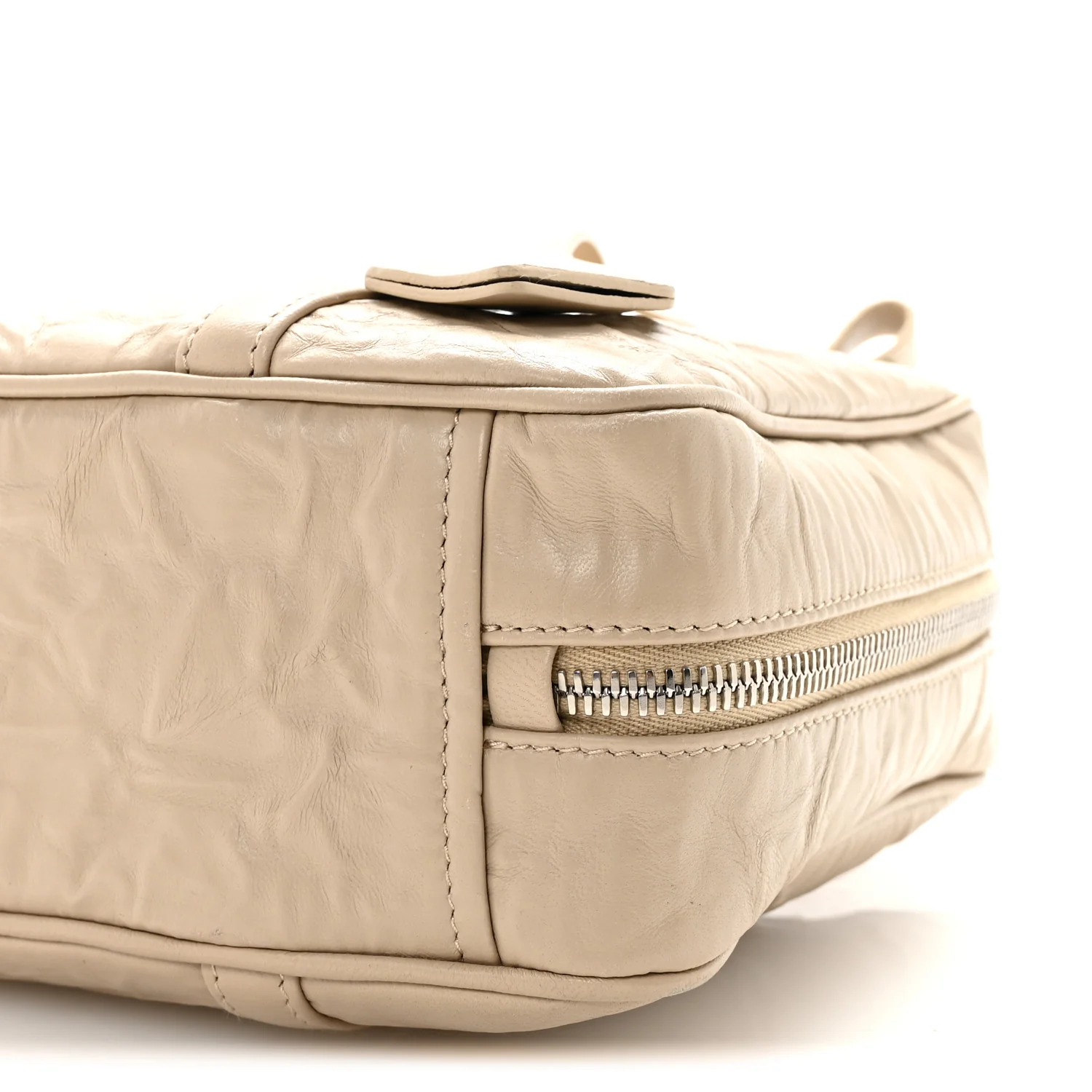 Nappa Antique Medium Re-Edition 2001 Two Handle Bag Deserto - Top Club