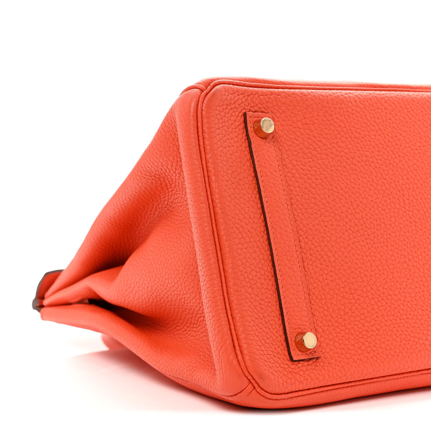 Togo BIRKIN 35 Orange Poppy - Top Club
