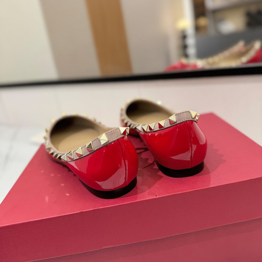 VALENTINO ROCKSTUD BALLET FLAT - Top Club