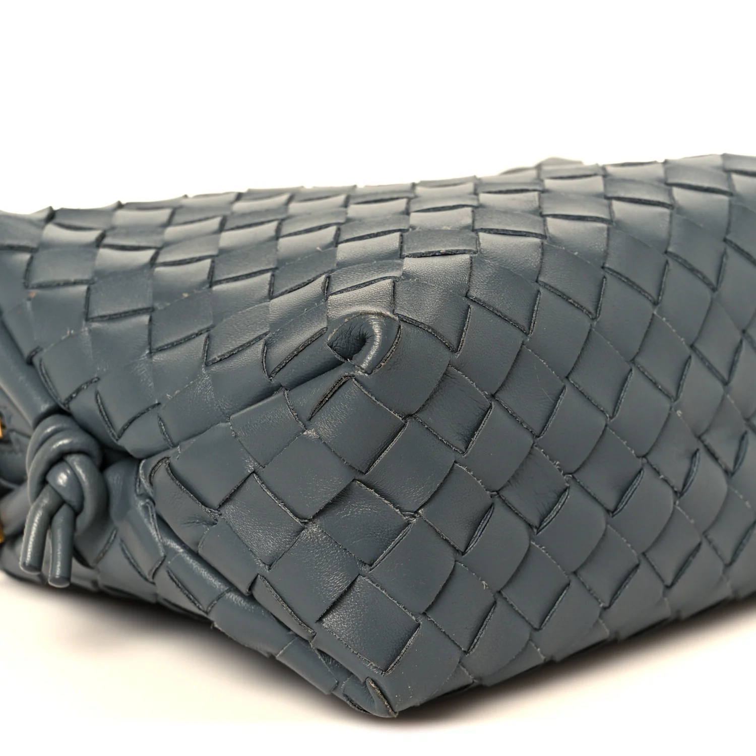 Nappa Intrecciato Small Loop Camera Bag Thunder - Top Club