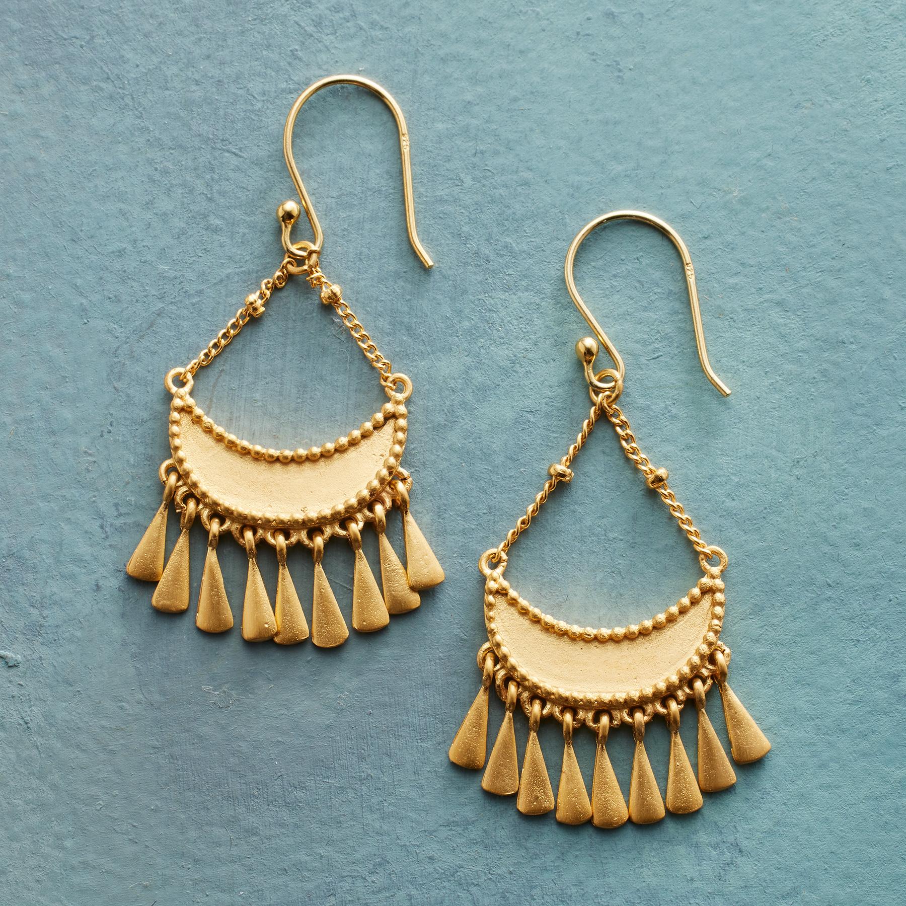 Crescent Fringe Earrings - Sundance Living