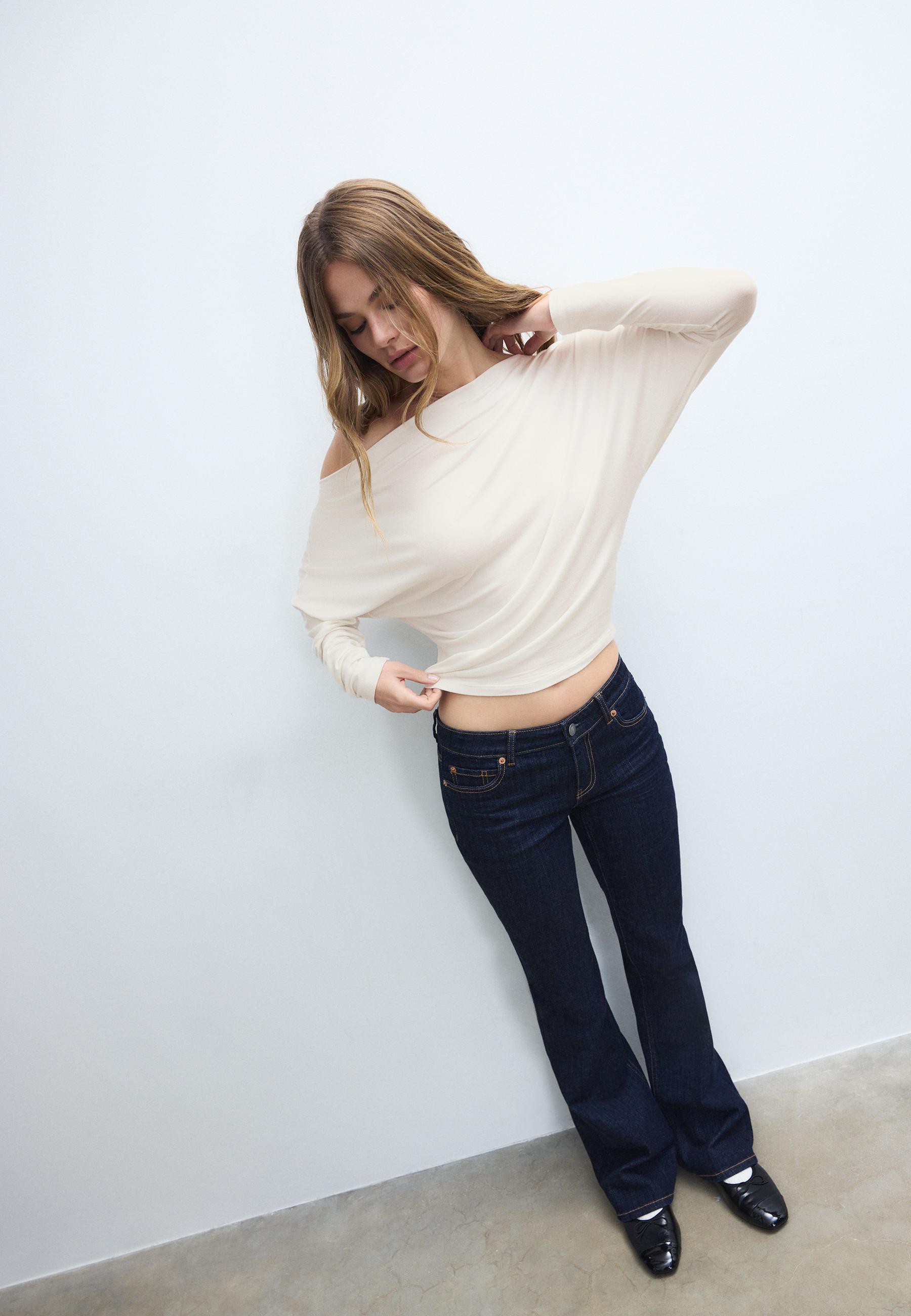 MODAL ASYMMETRIC T-SHIRT