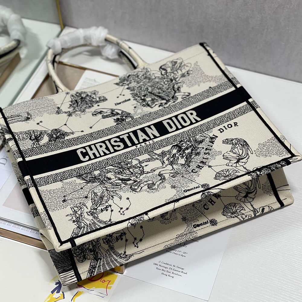LARGE DIOR BOOK TOTE - Top Club
