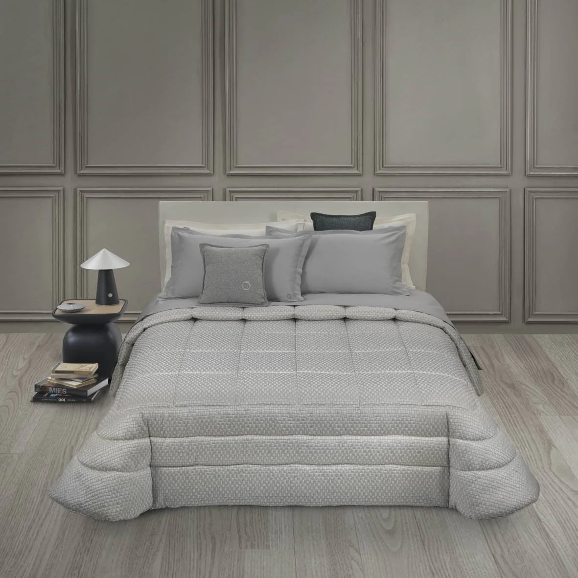 Trapunta In Raso Jacquard Mosaic Matrimoniale