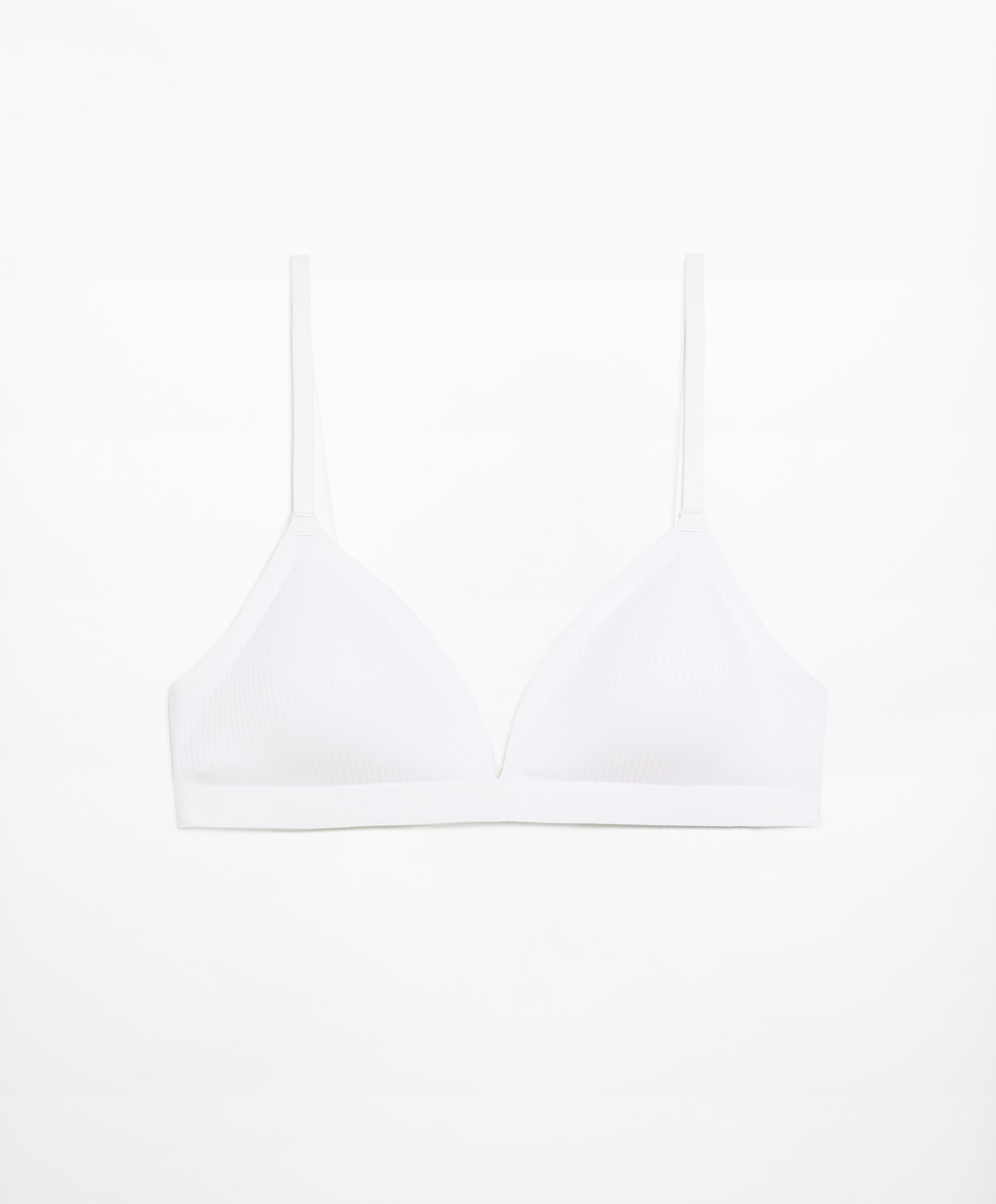 OYSHO Invisible micro rib triangle bra