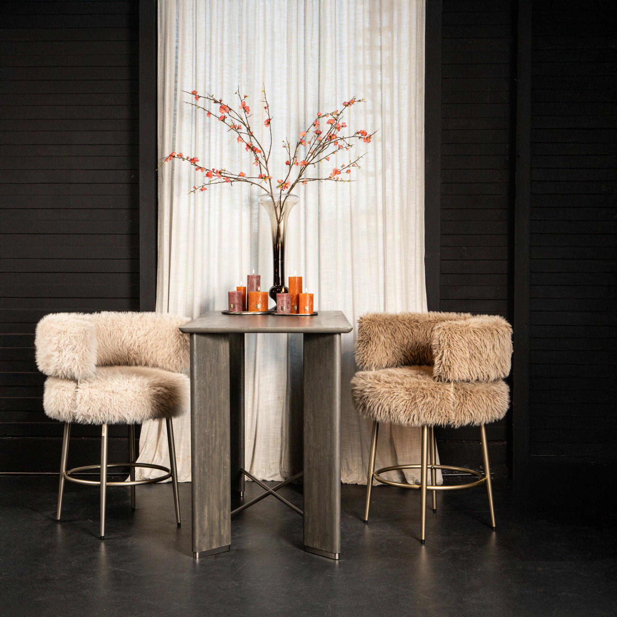 Barstoel Fluffy beige