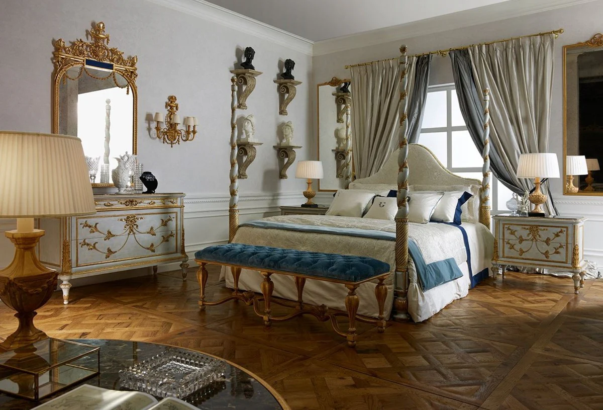 Luxury Baroque Mirror Gold - Magnificent Italian Baroque Style Wall Mirror - Luxury Furniture in Baroque Style - Magnificent Baroque Furniture - Made in Italy - Luxury Baroque Interior