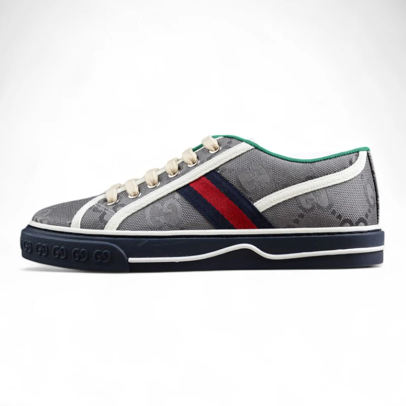 Gucci Off The Grid Tennis 1977 Low - ECONYL Dark Grey GG - Sneaker Replica Workshop