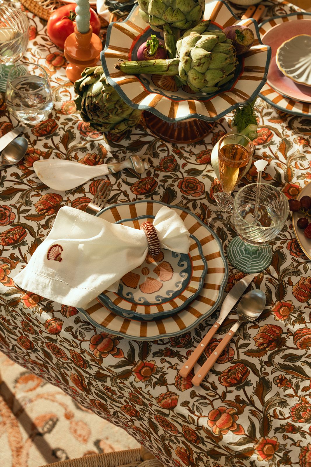 Multicolour servetringen