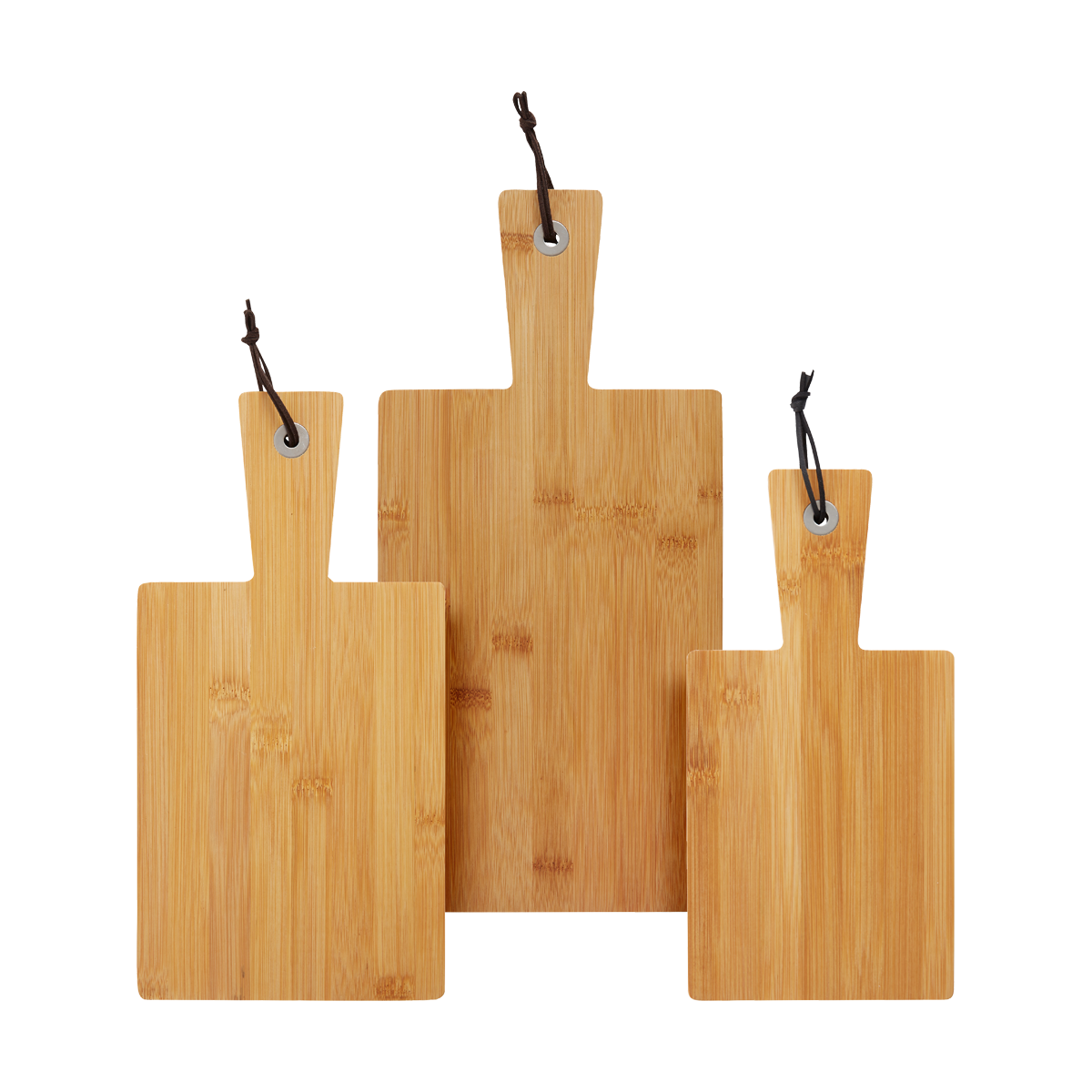 Serveerplank Dille hout bamboe - set van 3 Dille houten serveerplank bamboe - set van 3