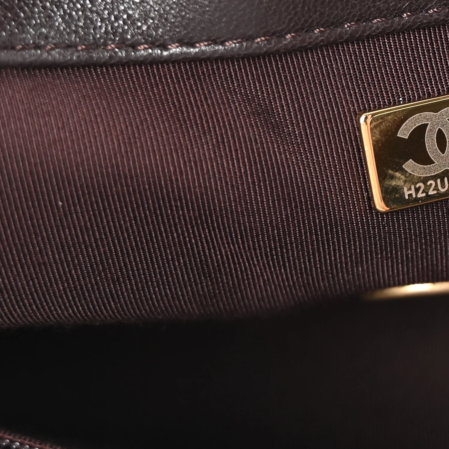 Lambskin Quilted Medium Chanel 19 Flap Dark Brown - Top Club