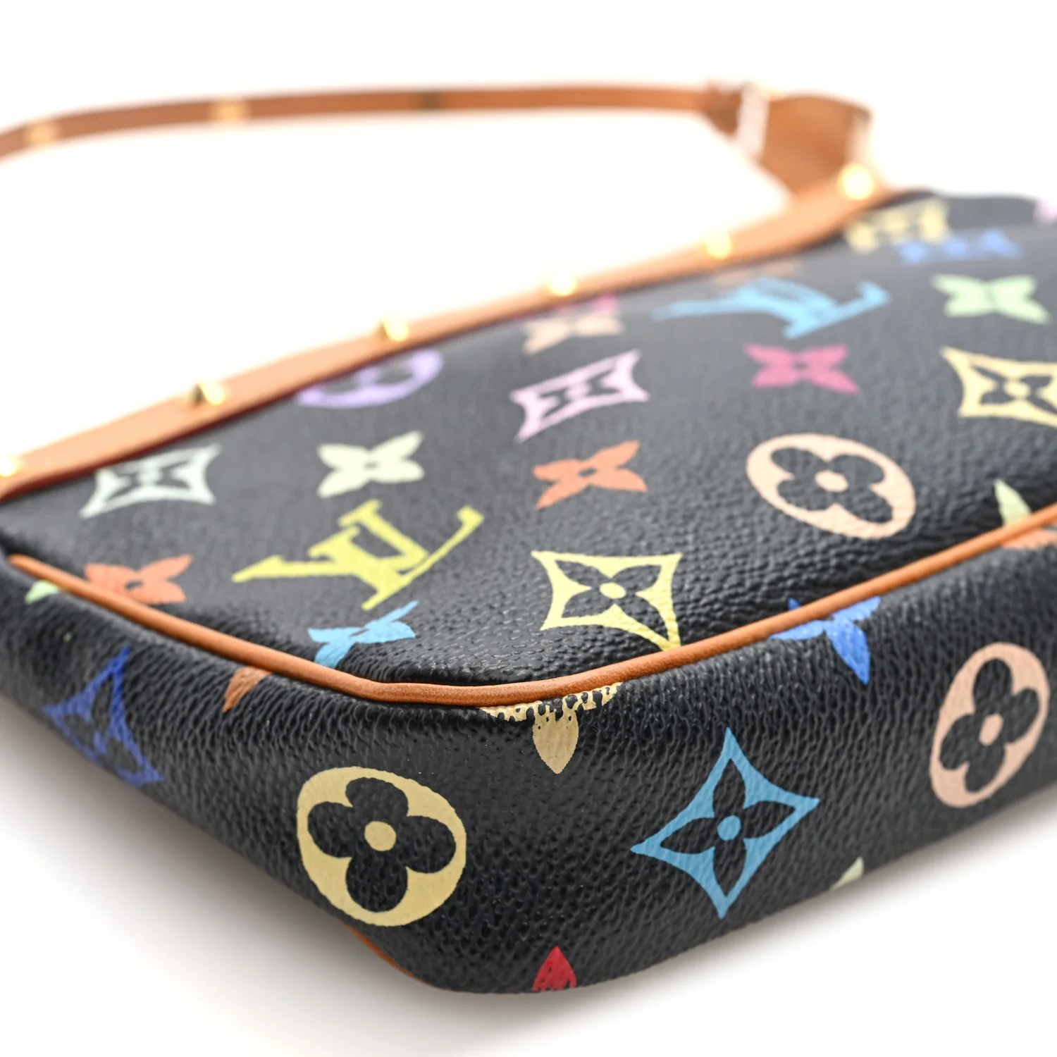 Monogram Multicolor Pochette Accessories Black - Top Club
